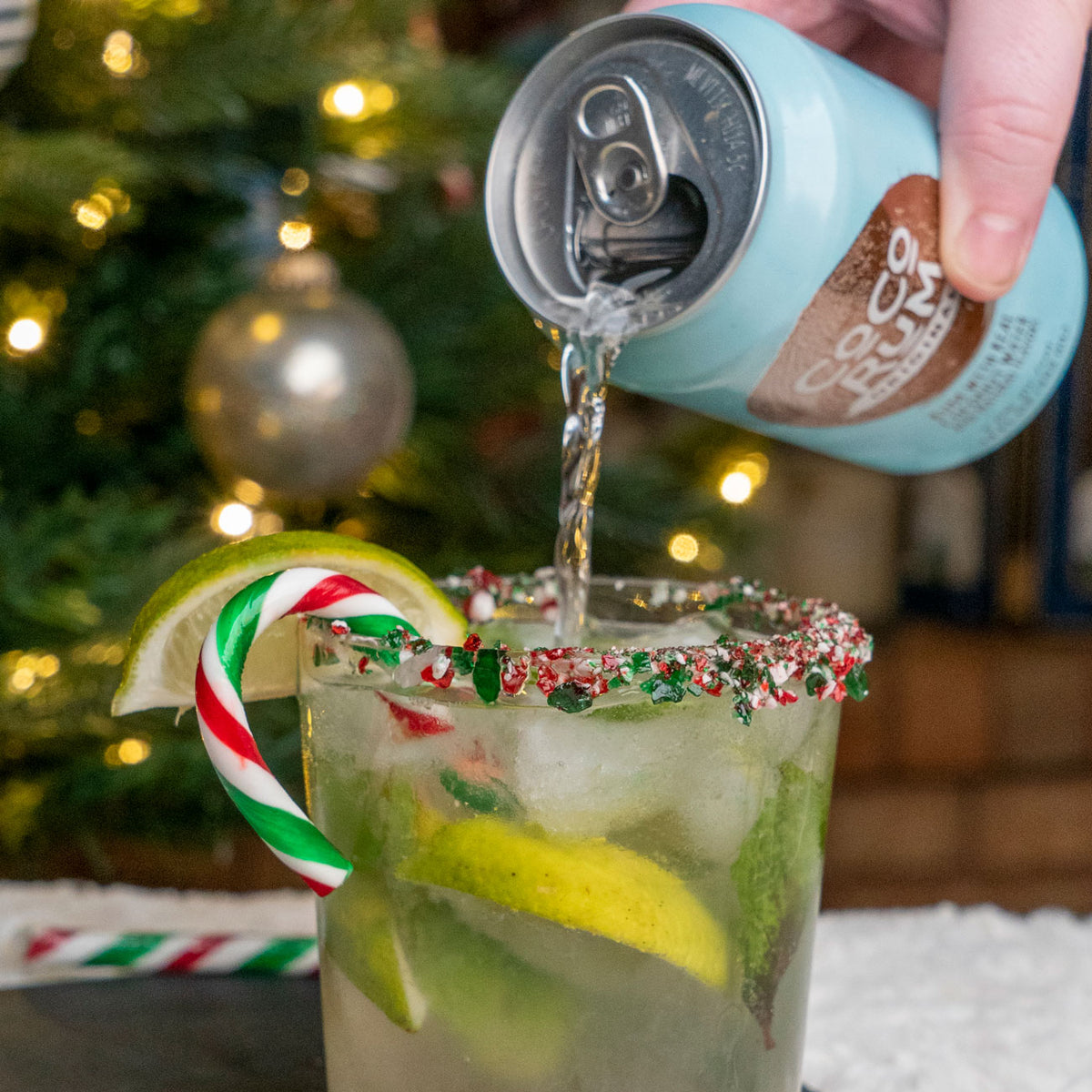 Candy Cane Mojito Coco Vodka